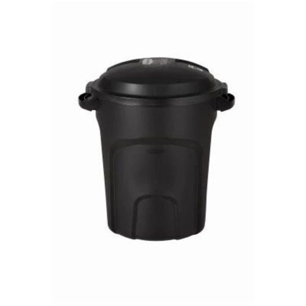 Newell Brands Distribution 20 gal Roughneck Black Plastic Trash Can, 6PK 836254 - main